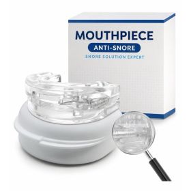 Premium Multi Purpose Nighttime Mouth Guard  Adjustable Comfort Sleep Aid With Storage Case (Option: Clear)